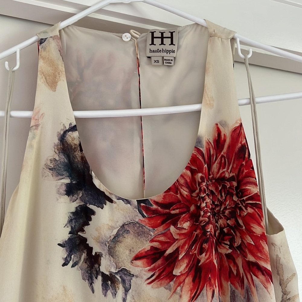 Haute Hippie Floral Midi Dress - Picture 3 of 7